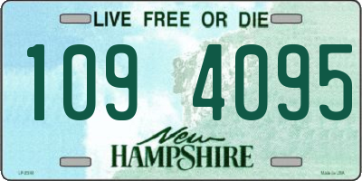 NH license plate 1094095