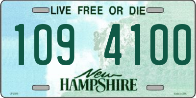 NH license plate 1094100