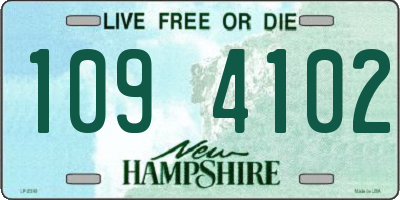 NH license plate 1094102