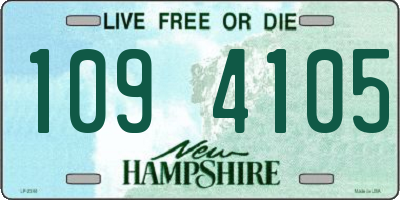 NH license plate 1094105