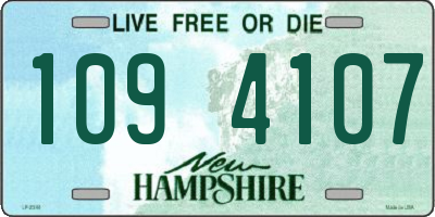 NH license plate 1094107