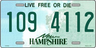 NH license plate 1094112