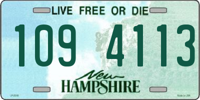 NH license plate 1094113