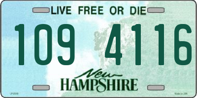 NH license plate 1094116