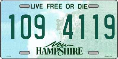 NH license plate 1094119