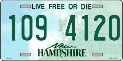 NH license plate 1094120