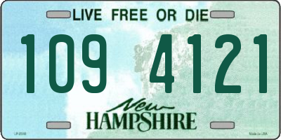NH license plate 1094121