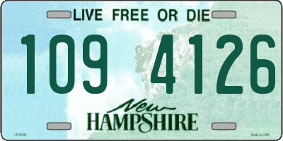 NH license plate 1094126
