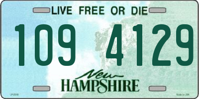 NH license plate 1094129