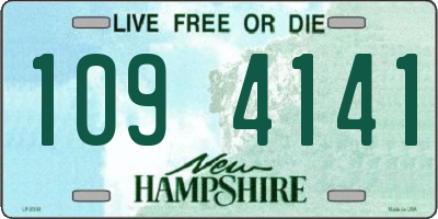 NH license plate 1094141
