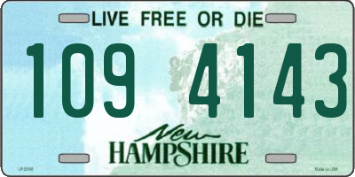 NH license plate 1094143