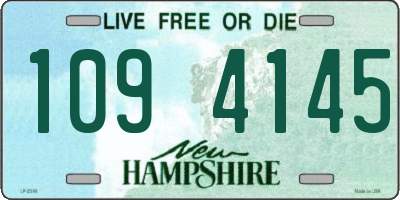 NH license plate 1094145