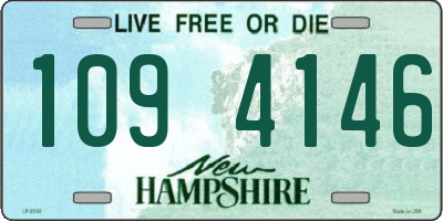 NH license plate 1094146