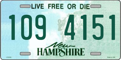 NH license plate 1094151