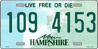NH license plate 1094153