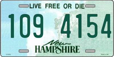 NH license plate 1094154
