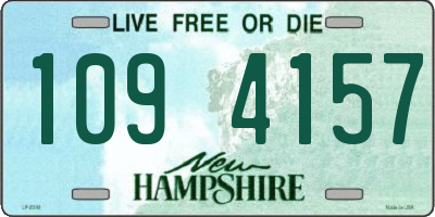 NH license plate 1094157