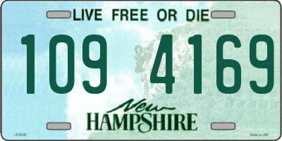 NH license plate 1094169