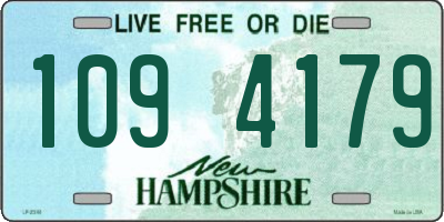NH license plate 1094179