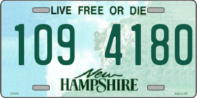NH license plate 1094180