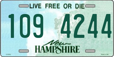 NH license plate 1094244