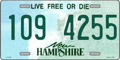 NH license plate 1094255