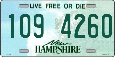 NH license plate 1094260