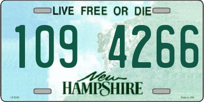 NH license plate 1094266