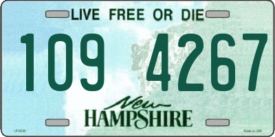 NH license plate 1094267