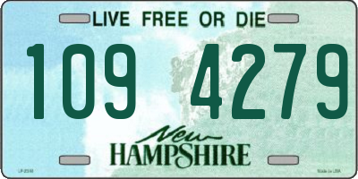 NH license plate 1094279