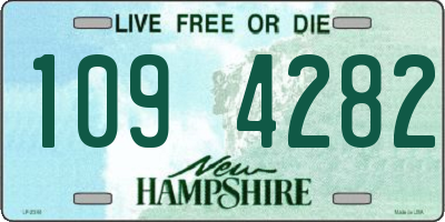 NH license plate 1094282