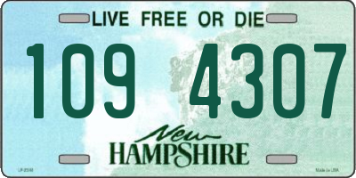 NH license plate 1094307