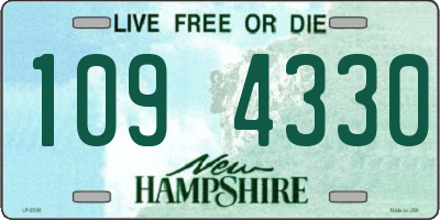 NH license plate 1094330