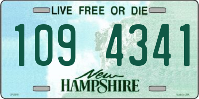 NH license plate 1094341