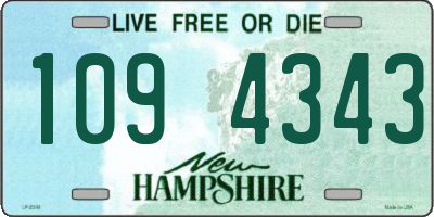 NH license plate 1094343