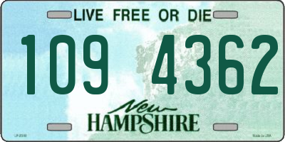 NH license plate 1094362