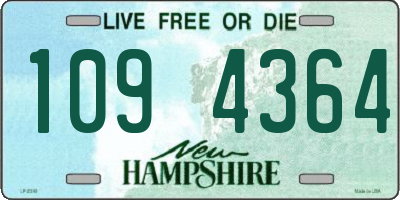 NH license plate 1094364