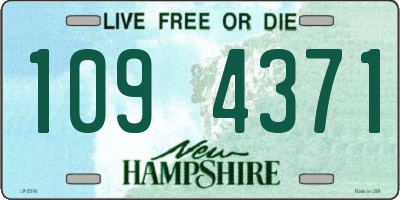 NH license plate 1094371