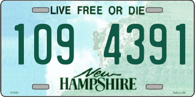 NH license plate 1094391