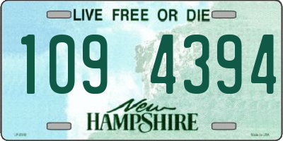 NH license plate 1094394