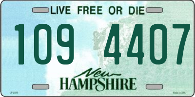 NH license plate 1094407