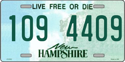 NH license plate 1094409