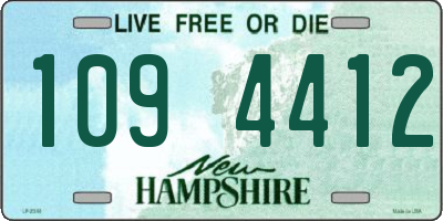 NH license plate 1094412