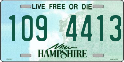 NH license plate 1094413
