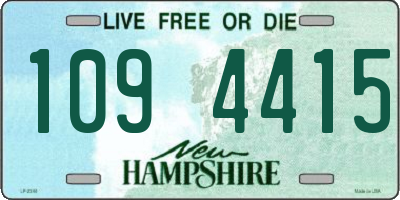 NH license plate 1094415