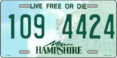 NH license plate 1094424