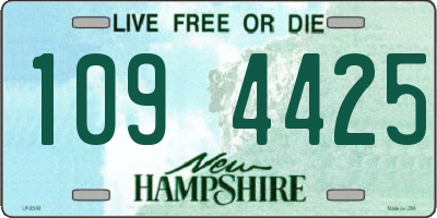 NH license plate 1094425