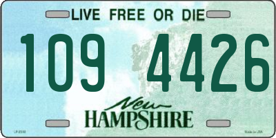 NH license plate 1094426