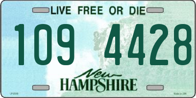 NH license plate 1094428