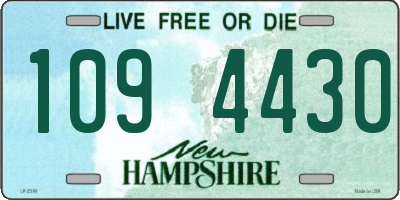 NH license plate 1094430